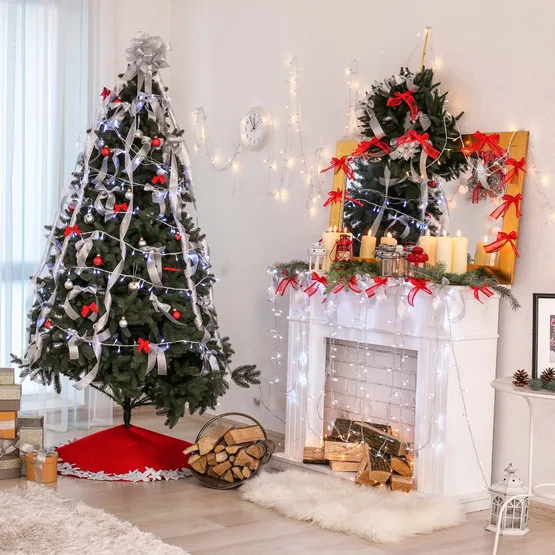 Фото #5 товара Светодиодная гирлянда ARD-STRING-HOME-5000-CLEAR-50LED-FLASH WHITE (230V, 3.5W) (Ardecoled, IP20)