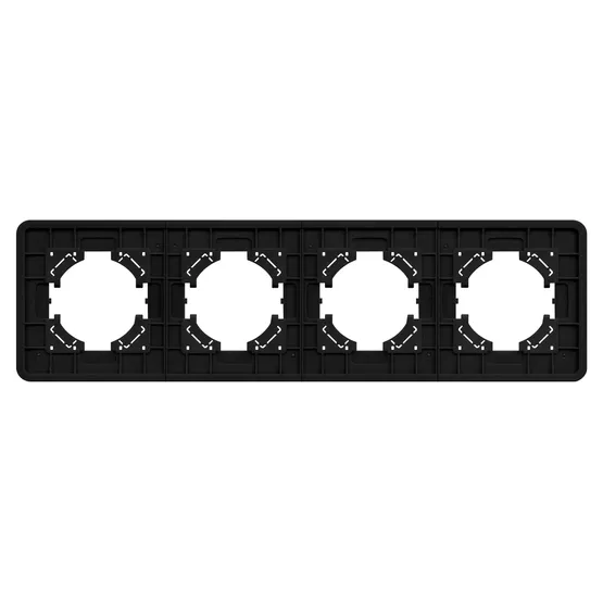 Фото #2 товара Рамка стеклянная FRM-OMALI-GS-4-BK (Arlight, -)