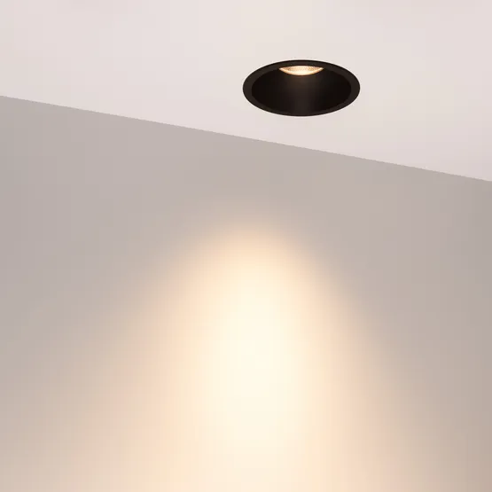 Фото #3 товара Светильник MS-HARBOR-R106-15W Warm3000 (BK, 36 deg, 230V) (Arlight, IP20 Металл, 5 лет)