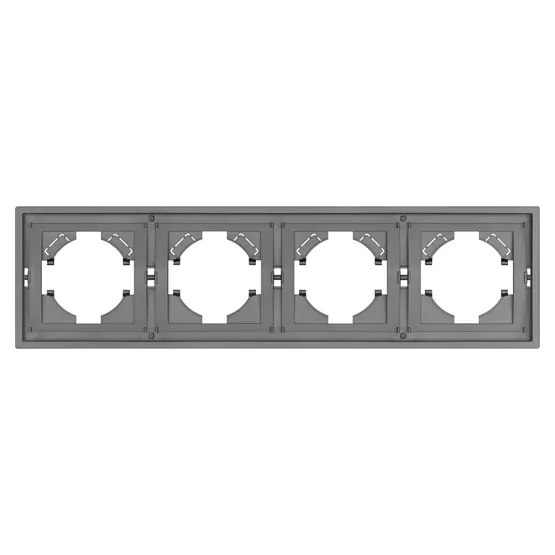 Фото #3 товара Рамка пластиковая FRM-TENDO-PL-4-GR (Arlight, Графитовый)