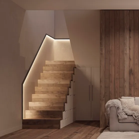 Фото #6 товара Профиль WALL-2228-2000 ANOD BLACK (Arlight, Алюминий)