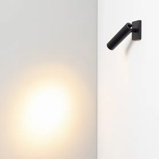 Фото #3 товара Светильник SP-READER-NB-S60x60-3W Warm3000 (BK, 20 deg, 230V) (Arlight, IP20 Металл, 3 года)