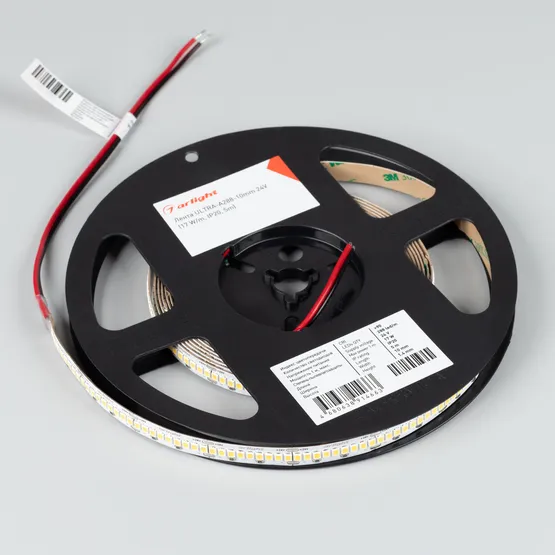 Фото #3 товара Светодиодная лента ULTRA-A288-10mm 24V Day5000 (17 W/m, IP20, 5m) (Arlight, высок.эфф.200 лм/Вт)