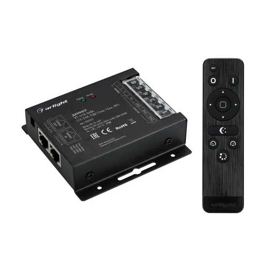 Фото #1 товара Диммер VT-S18-3x8A (12-24V, ПДУ Стик 12кн, RF) (Arlight, IP40 Металл, 3 года)