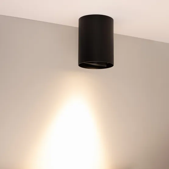 Фото #4 товара Светильник SP-FOCUS-R110-18W Warm3000 (BK, 36 deg, 230V) (Arlight, IP54 Металл, 5 лет)