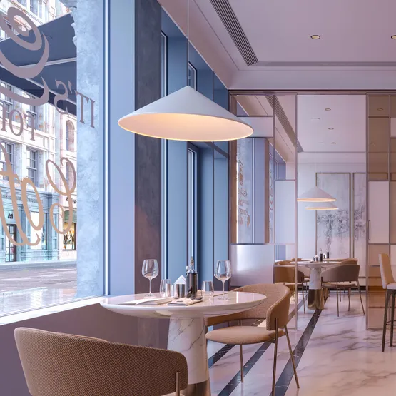 Фото #5 товара Светильник SP-MAKOTO-R550-14W Warm2700 (WH, 36 deg, 230V, TRIAC) (Arlight, IP20 Металл, 3 года)