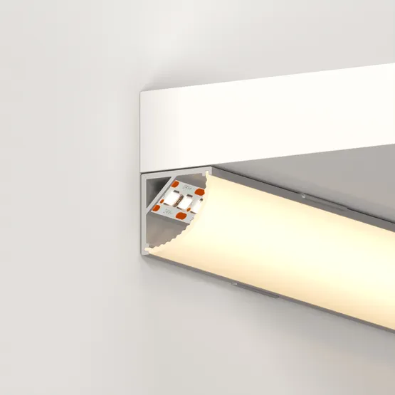 Фото #7 товара Профиль с экраном ARH-KANT-H16-2000 ANOD+OPAL (Arlight, Алюминий)