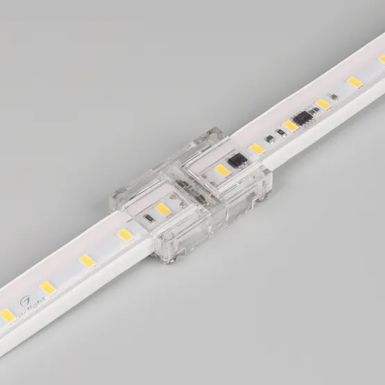 Фото #3 товара Коннектор прямой для ленты ARL-50000PV (15.5x6mm) прозрачный (Arlight, Пластик)