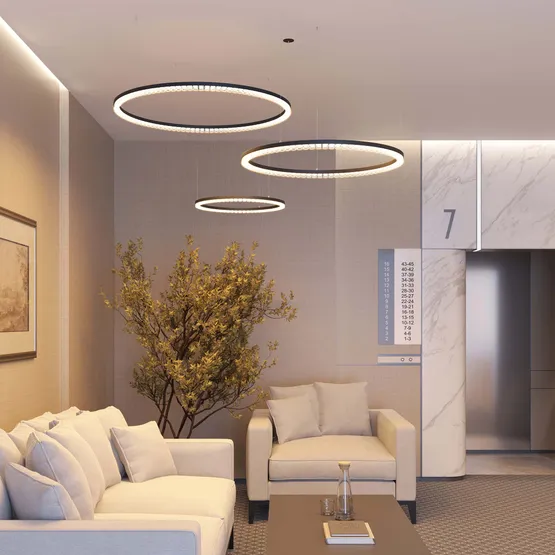 Фото #4 товара Светильник SP-DIAMOND-R1050-60W Warm3000 (WH, 45 deg, 230V, TRIAC) (Arlight, IP20 Металл, 5 лет)