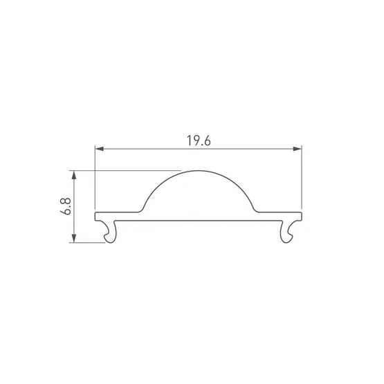 Фото #2 товара Экран ARH-WIDE-B-H20-2000 Lens Clear-PM (Arlight, Пластик)