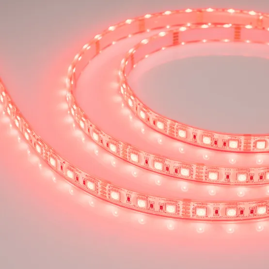Фото #5 товара Светодиодная лента герметичная RTW-PU-B60-12.5mm 12V RGB (14.4 W/m, IP68, Wire 2m, 5m) (Arlight, -)