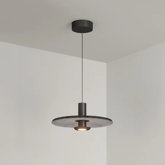 Фото #6 товара Светильник SP-KOTARO-R350-12W Warm3000 (BK-GR, 36 deg, 230V, TRIAC) (Arlight, IP20)