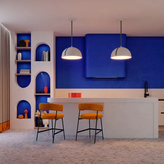 Фото #3 товара Светильник SP-STERI-ADEOLL-HANG-D500xH1500-30W Day4000 (WH, 100deg, 230V) (Arlight, Металл)