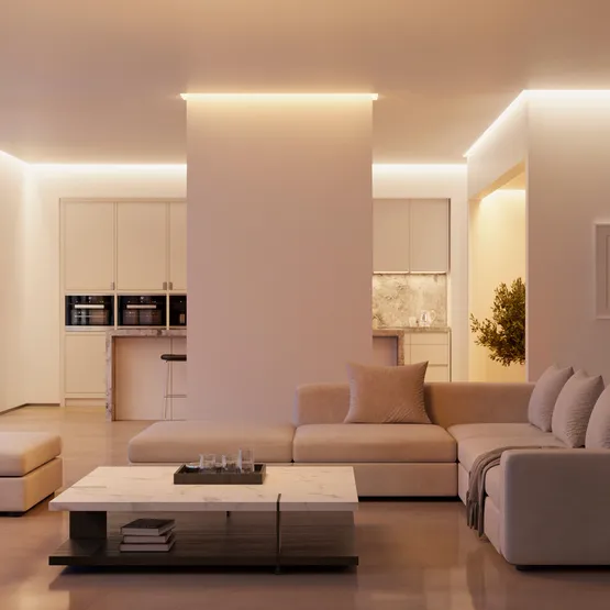 Фото #5 товара Профиль СEIL-S12-SHADOW-20-SIDE-3000 ANOD BLACK (Arlight, Алюминий)