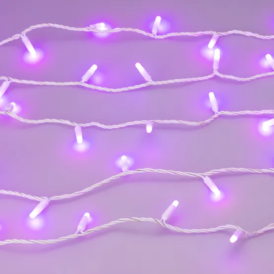 Фото #3 товара Светодиодная гирлянда ARD-STRING-CLASSIC-10000-WHITE-100LED-MILK-LIVE RGB-DMX (24V, 10W) (Ardecoled, IP65)