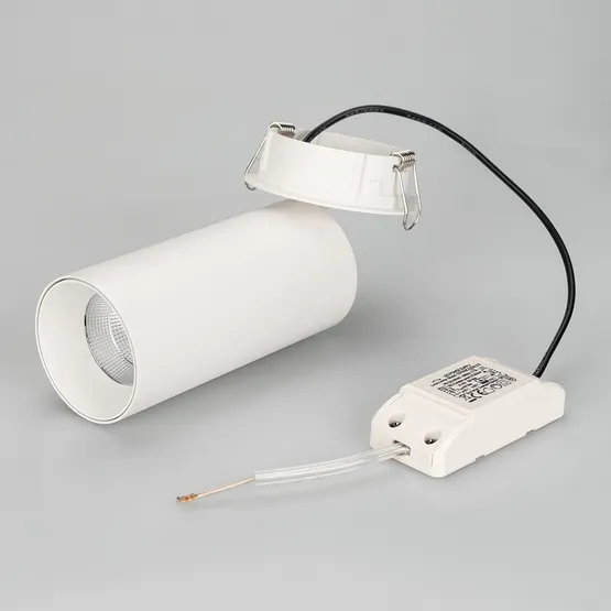 Фото #4 товара Светильник SP-POLO-BUILT-R65-8W White5000 (WH-WH, 40 deg) (Arlight, IP20 Металл, 3 года)