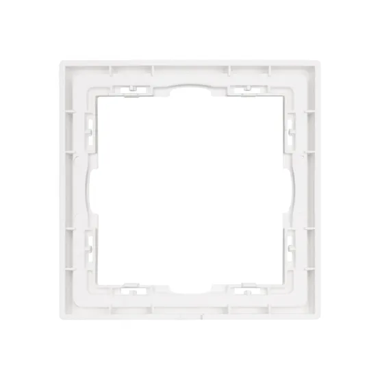 Фото #2 товара Рамка пластиковая FRM-NOBE-SFPL-1-WH (Arlight, Белый кварц)
