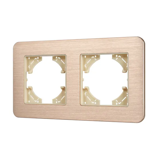 Фото #1 товара Рамка алюминиевая FRM-AKIRY-AL-2-GD (Arlight, -)