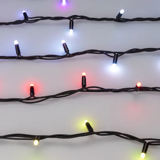 Фото #2 товара Светодиодная гирлянда ARD-STRING-PRO-10000-BLACK-95LED-MILK-LIVE RGBW-DMX (24V, 10W) (Ardecoled, IP65)