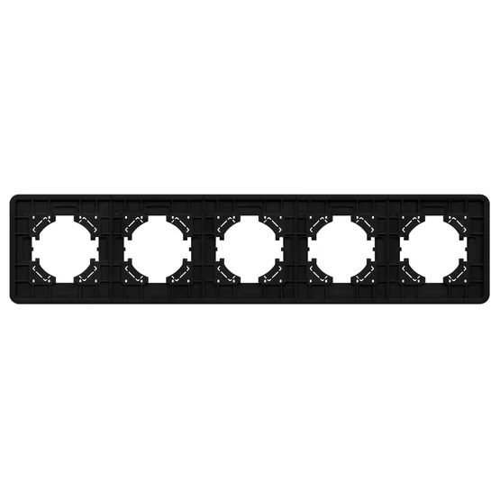 Фото #3 товара Рамка стеклянная FRM-OMALI-GS-5-BK (Arlight, -)