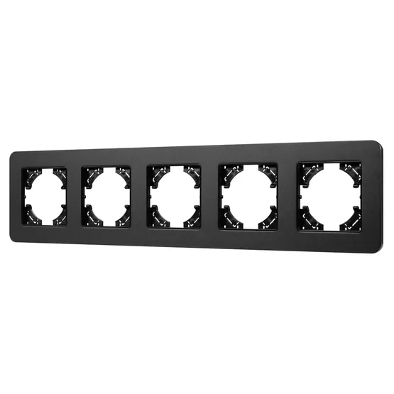 Фото #1 товара Рамка алюминиевая FRM-AKIRY-SFAL-5-BK (Arlight, -)