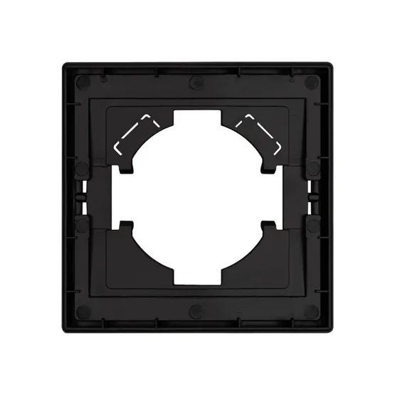 Фото #2 товара Рамка пластиковая FRM-TENDO-SFPL-1-GR (Arlight, Матовый графитовый)