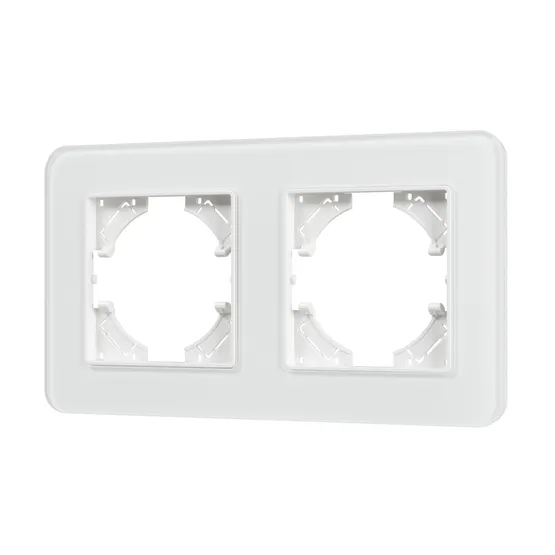 Фото #1 товара Рамка стеклянная FRM-OMALI-SFGS-2-WH (Arlight, -)