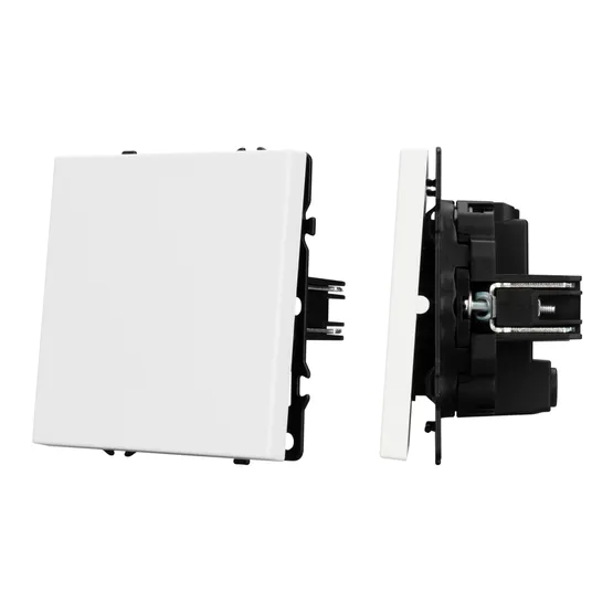 Фото #1 товара Механизм выключателя одноклавишный перекрёстный SWT-NOBE-MKX1-SFPL-WH (230V, 10A) (Arlight, Белый кварц)