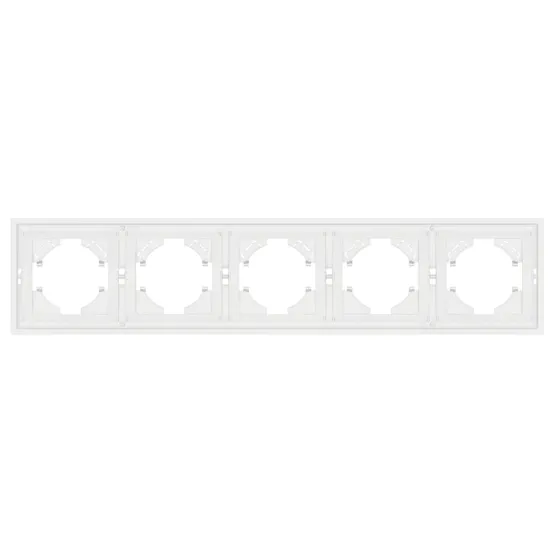 Фото #3 товара Рамка пластиковая FRM-TENDO-SFPL-5-WH (Arlight, Матовый белый)