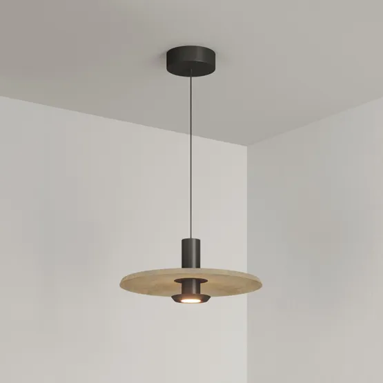 Фото #6 товара Светильник SP-KOTARO-R350-12W Warm3000 (BG-BG, 36 deg, 230V, TRIAC) (Arlight, IP20)