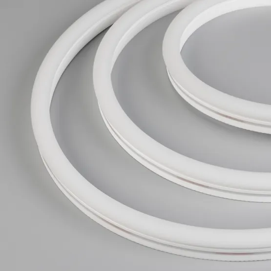 Фото #2 товара Светодиодная лента герметичная WAVE-SIDE-A120-12x25mm 230V Red (12 W/m, IP67, 50m, wire x2) (Arlight, Грибовидная форма)