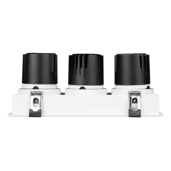 Фото #5 товара Светильник MS-FLOW-BUILT-S230x85-3x6W Warm3000 (WH, 55 deg, 230V) (Arlight, IP20 Металл, 5 лет)