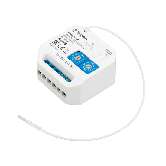 Фото товара INTELLIGENT ARLIGHT Конвертер ARL-DALI-301-72-DIM-IN (BUS, 433MHz) (IARL, IP20 Пластик, 3 года)
