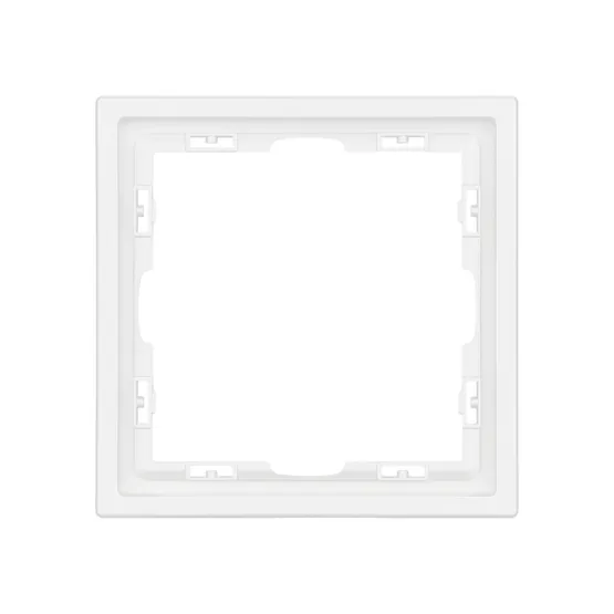 Фото #3 товара Рамка пластиковая FRM-NOBE-SFPL-1-WH (Arlight, Белый кварц)