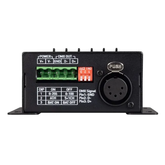 Фото #3 товара INTELLIGENT ARLIGHT Контроллер SMART-DMX-301-43-6G-SUF Black (5-24V, Console) (IARL, IP20 Металл, 5 лет)