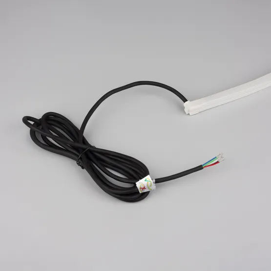 Фото #4 товара Светодиодная лента герметичная NOVA-SIDE-PU-B84-12x20mm 24V RGB-Warm (15 W/m, IP68, 1m, wire x1) (Arlight, Полиуретан)
