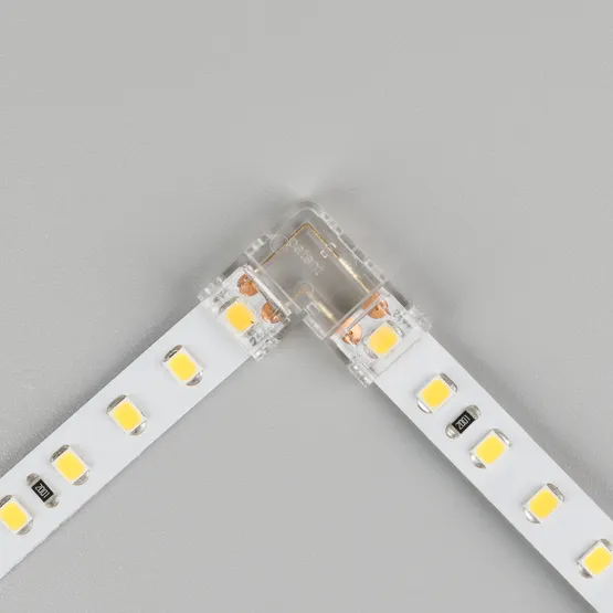 Фото #2 товара Коннектор угловой FIX-MONO-8mm-2pin-STS (Arlight, Прозрачный)