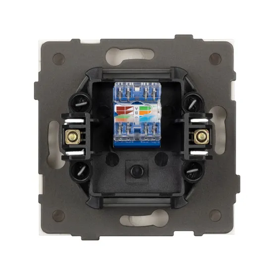 Фото #2 товара Механизм компьютерной розетки SCT-TENDO-MPC1-SFPL-GD (RJ-45, CAT6) (Arlight, Матовый песочный)