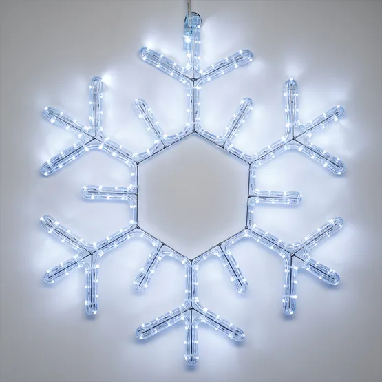 Фото #2 товара Фигура cветодиодная ARD-SNOWFLAKE-M5-600x600-216LED White (230V, 15W) (Ardecoled, IP65)