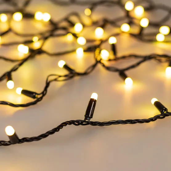 Фото #6 товара Светодиодная гирлянда ARD-STRING-CLASSIC-10000-BLACK-100LED-MILK-SYNC RGB (230V, 6.5W) (Ardecoled, IP65)