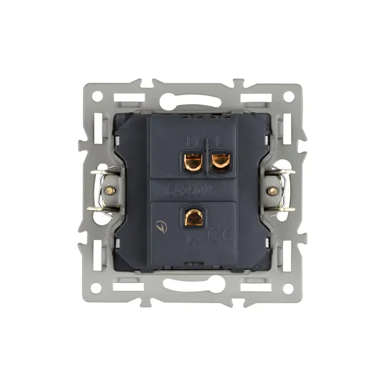 Фото #3 товара Механизм выключателя одноклавишный проходной SWT-MKP1-PL-GR (250V, 16A) (Arlight, -)