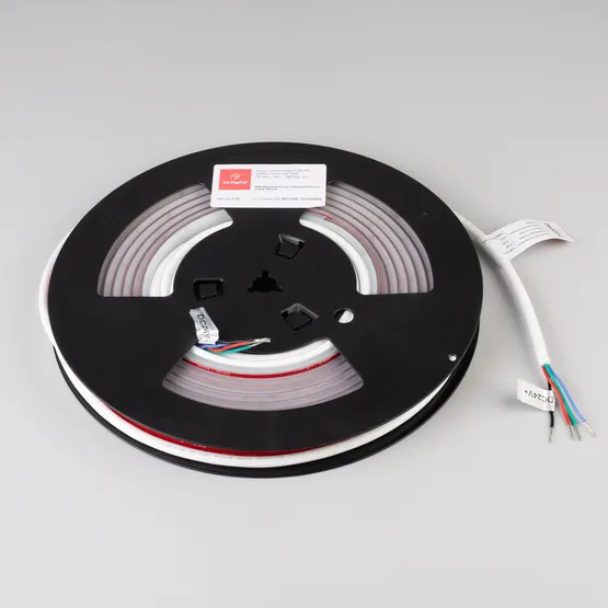 Фото #2 товара Светодиодная лента герметичная COB-PS-X1680-14mm 24V RGB (10 W/m, IP67, TWP100, 5m) (Arlight, -)