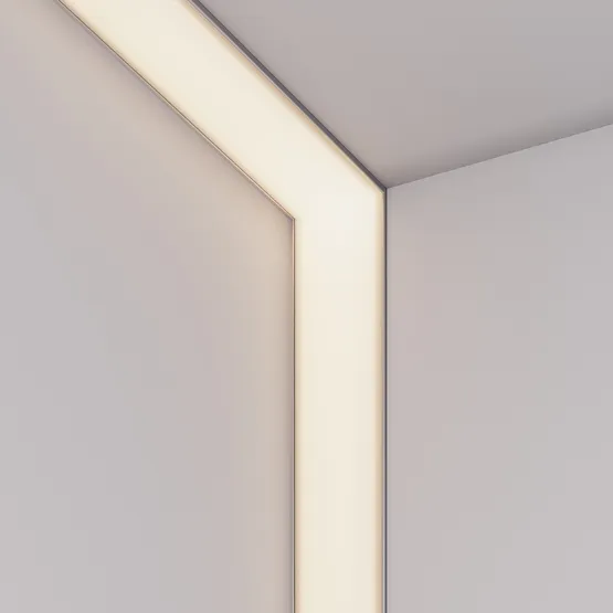 Фото #4 товара Профиль FANTOM-W20-H20-EDGE-2000 ANOD (Arlight, Алюминий)