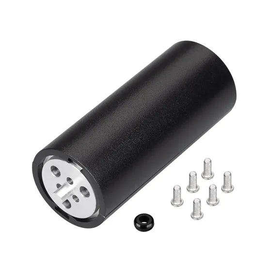 Фото #1 товара Соединитель профиля ROUND-D36-360-180 BLACK (Arlight, Алюминий)