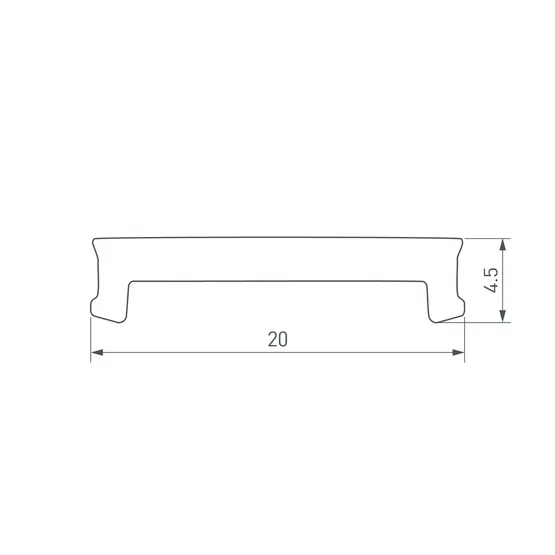 Фото #3 товара Экран W21-5000 SILICONE (Arlight, Силикон)