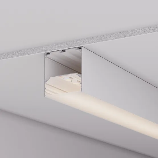 Фото #4 товара Профиль LINE-M-7575-2000 WHITE (Arlight, Алюминий)