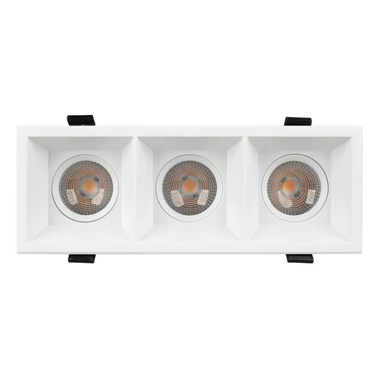 Фото #6 товара Светильник MS-FLOW-BUILT-S230x85-3x6W Warm3000 (WH, 55 deg, 230V) (Arlight, IP20 Металл, 5 лет)