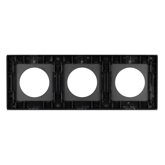 Фото #2 товара Рамка стеклянная FRM-GLARE-GC-3-BK (Arlight, -)