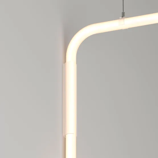 Фото #7 товара Силиконовый профиль WPH-FLEX-D22-360deg-S8-5m WHITE (Arlight, Силикон)