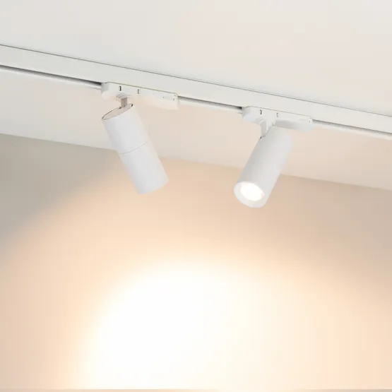 Фото #3 товара Светильник LGD-ARTEMIS-TRACK-4TR-R55-12W Warm2700 (WH, 8-80 deg, 230V, DALI) (Arlight, IP20 Металл, 5 лет)